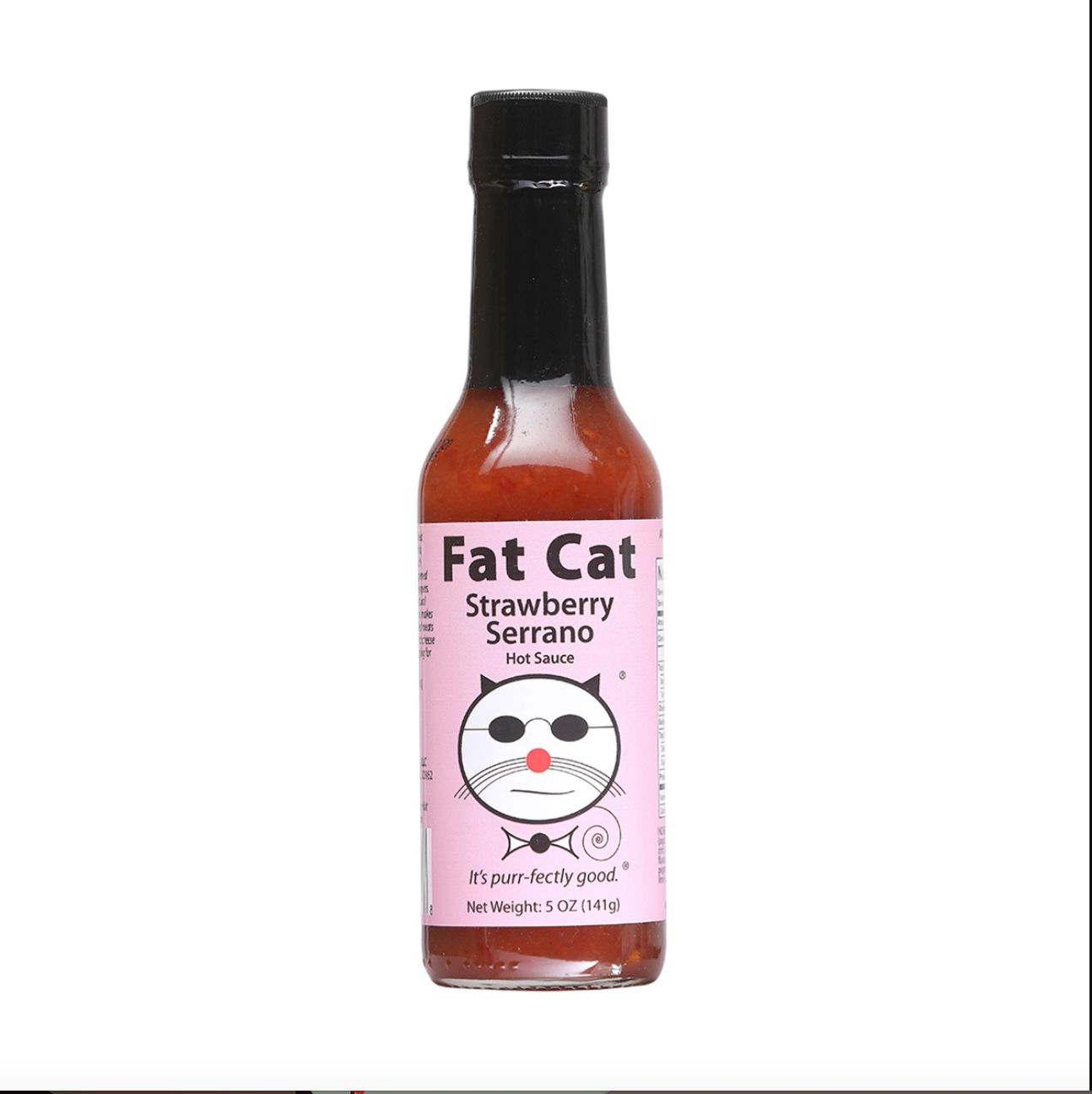 Fat Cat Strawberry Serrano Hot Sauce