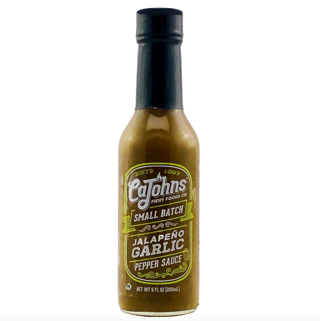 CaJohns Small Batch Garlic Jalapeno Pepper Sauce