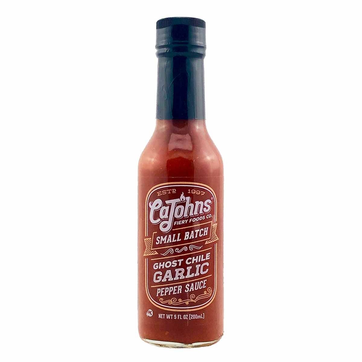 CaJohns Small Batch Garlic Ghost Pepper Sauce