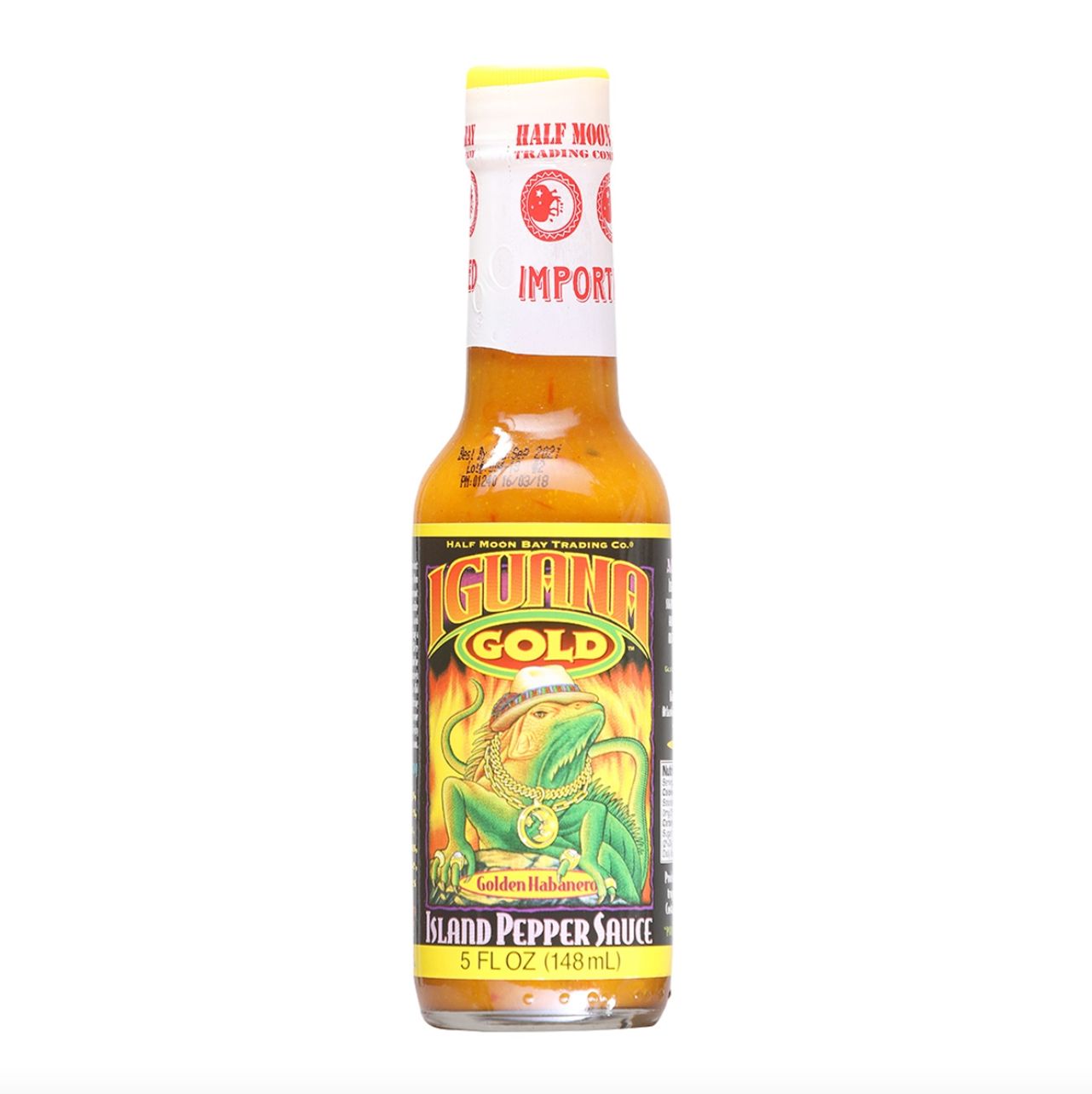 Iguana Gold Island Pepper Hot Sauce