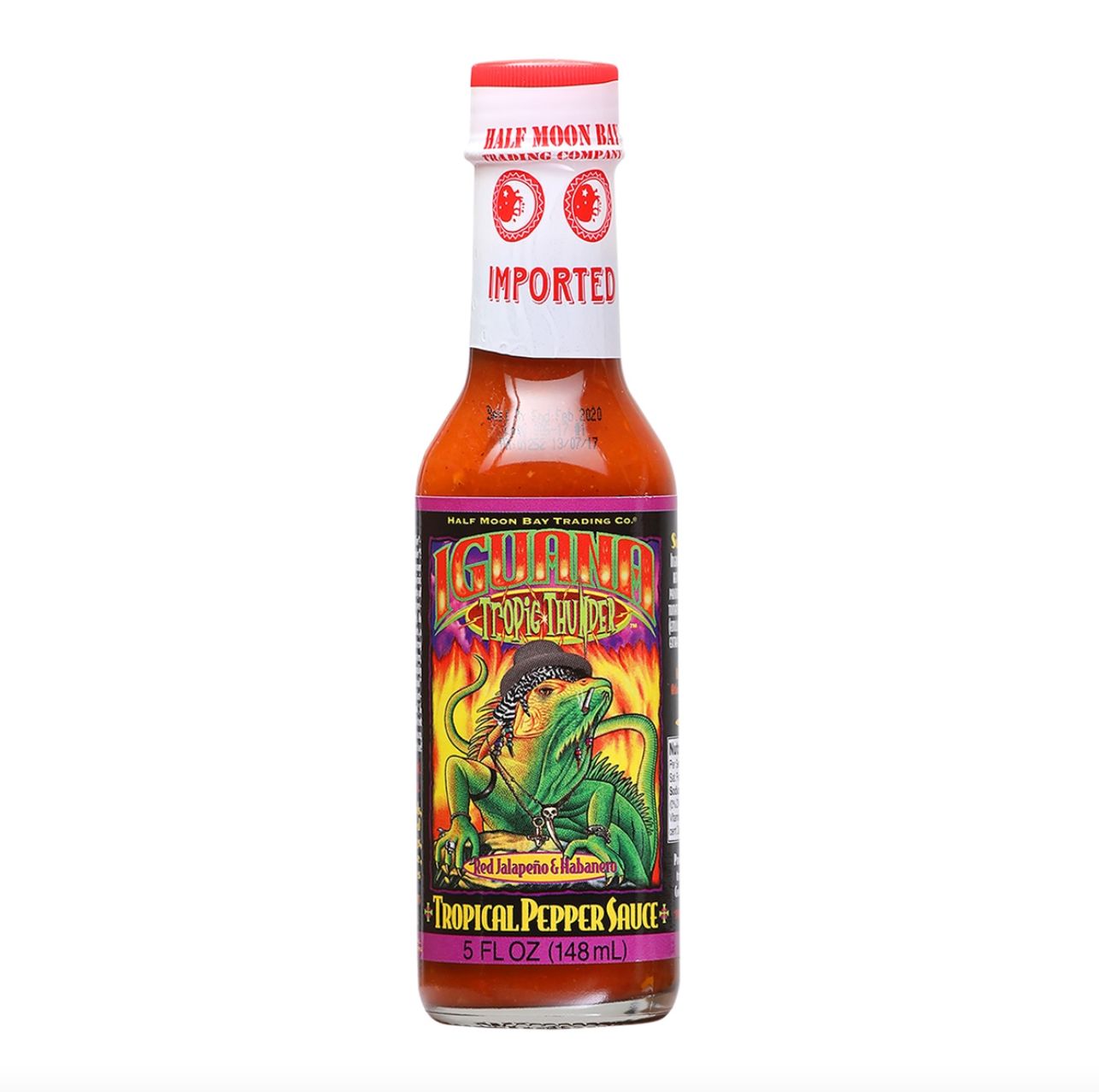 Iguana Tropic Thunder Red Jalapeno &amp; Habanero Tropical Pepper Sauce
