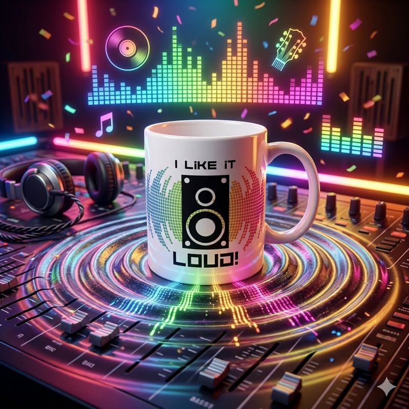Tasse "I like it Loud"