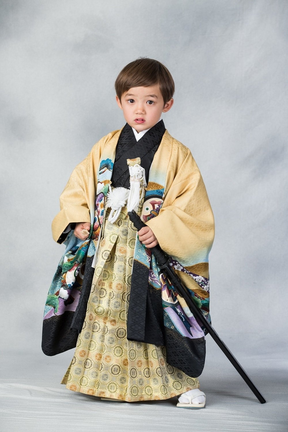 753 kimono rental for 5-year-old boy or 3-year-old boy , professional studio photo session include photo data