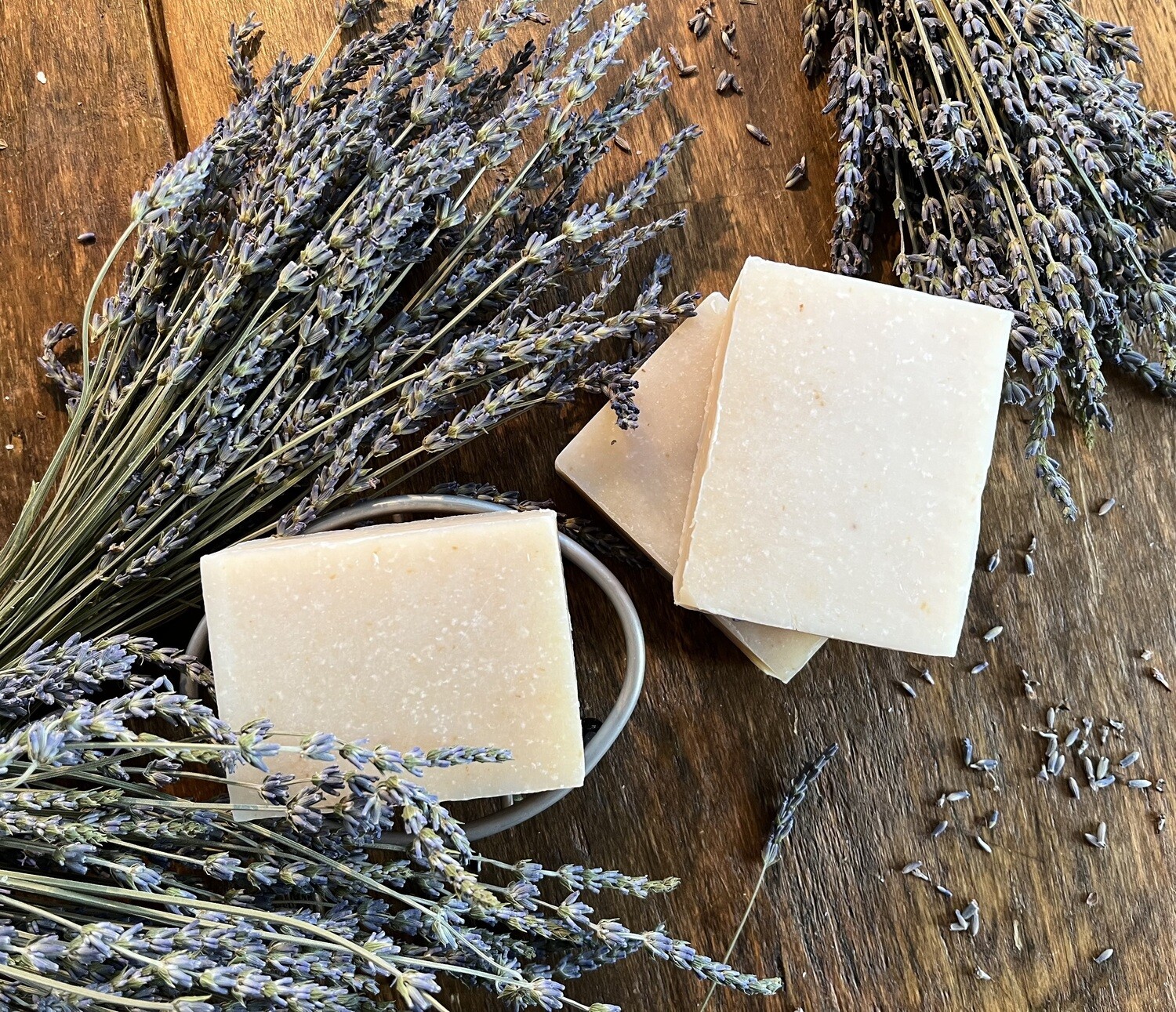 Ugly Pieces: Lavender & Bergamot with Oatmeal & Honey Soap