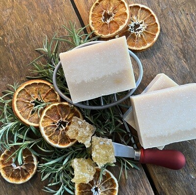 Ugly Pieces: Rosemary, Orange, & Honey Soap