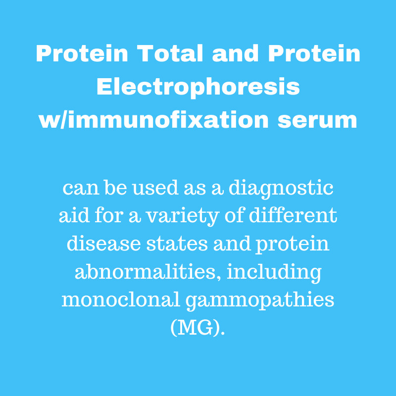 Protein Total & Protein Electrophoresis