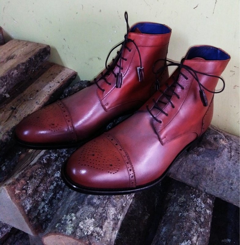 Brown Leather Boot