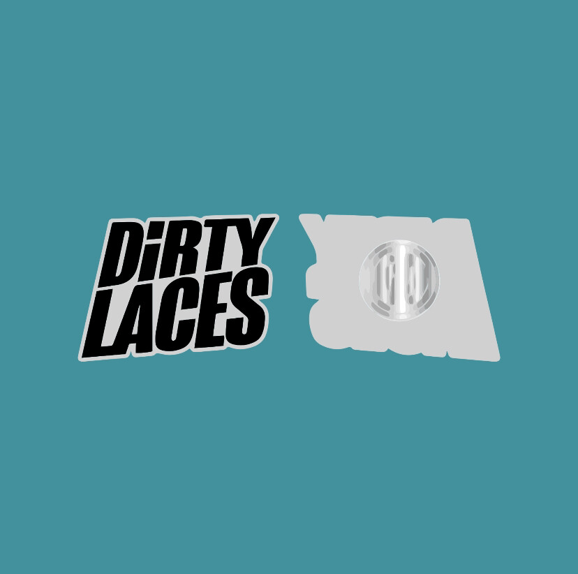 Enamel Badge - Dirty Laces Logo