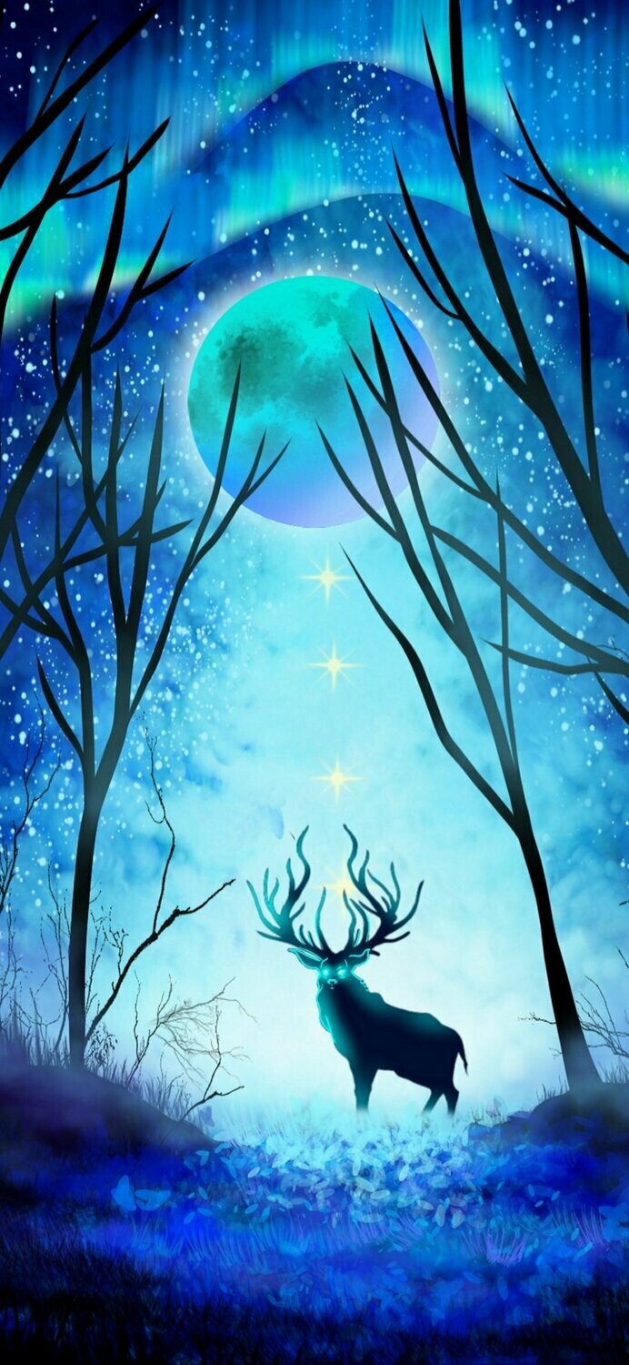 Blue Deer - Full Drill Diamond Painting - Specially ordered for you. Delivery is approximately 4 - 6 weeks.