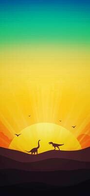 Dino Sunsets - Full Drill Diamond Painting - Specially ordered for you. Delivery is approximately 4 - 6 weeks.