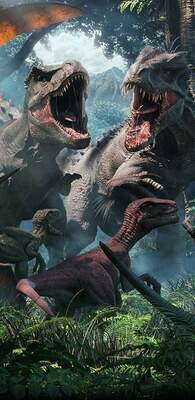 Dinosaurs Fighting - Full Drill Diamond Painting - Specially ordered for you. Delivery is approximately 4 - 6 weeks.