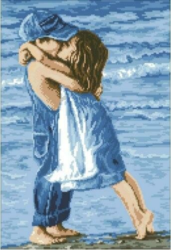Boy And Girl On Beach - Full Drill Diamond Painting - Specially ordered for you. Delivery is approximately 4 - 6 weeks.