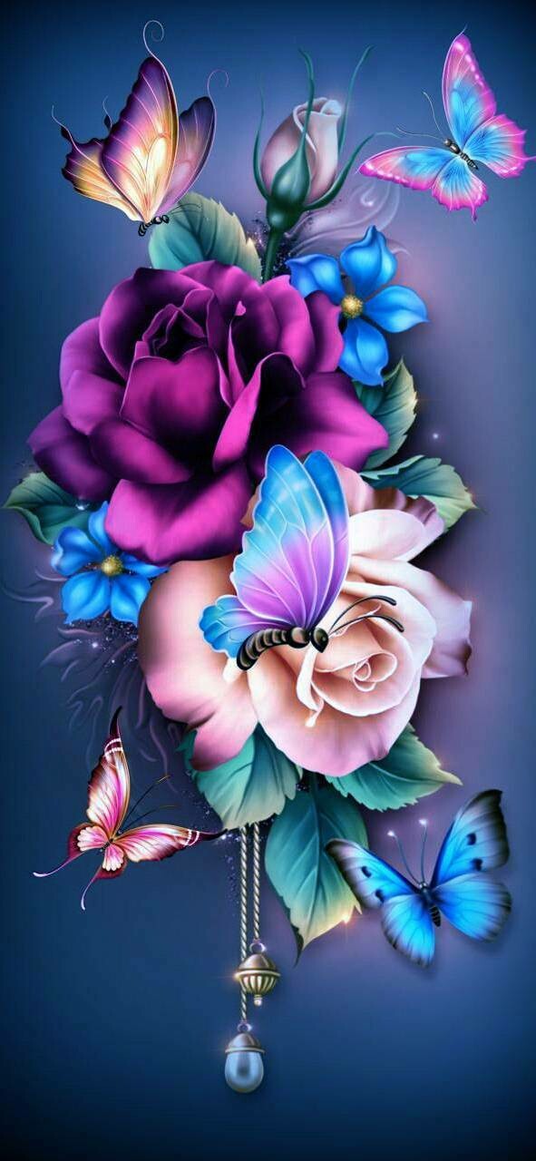 Flowers 04 - Full Drill Diamond Painting - Specially ordered for you. Delivery is approximately 4 - 6 weeks.