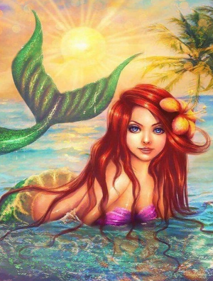 Mermaid Collection 02 - Full Drill Diamond Painting - Specially ordered for you. Delivery is approximately 4 - 6 weeks.