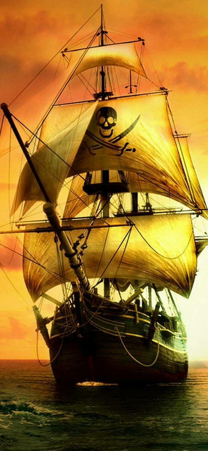 Pirate Ship 01 - Full Drill Diamond Painting - Specially ordered for you. Delivery is approximately 4 - 6 weeks.