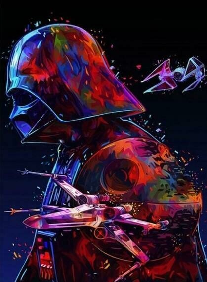 Star Wars 03 - Full Drill Diamond Painting - Specially ordered for you. Delivery is approximately 4 - 6 weeks.