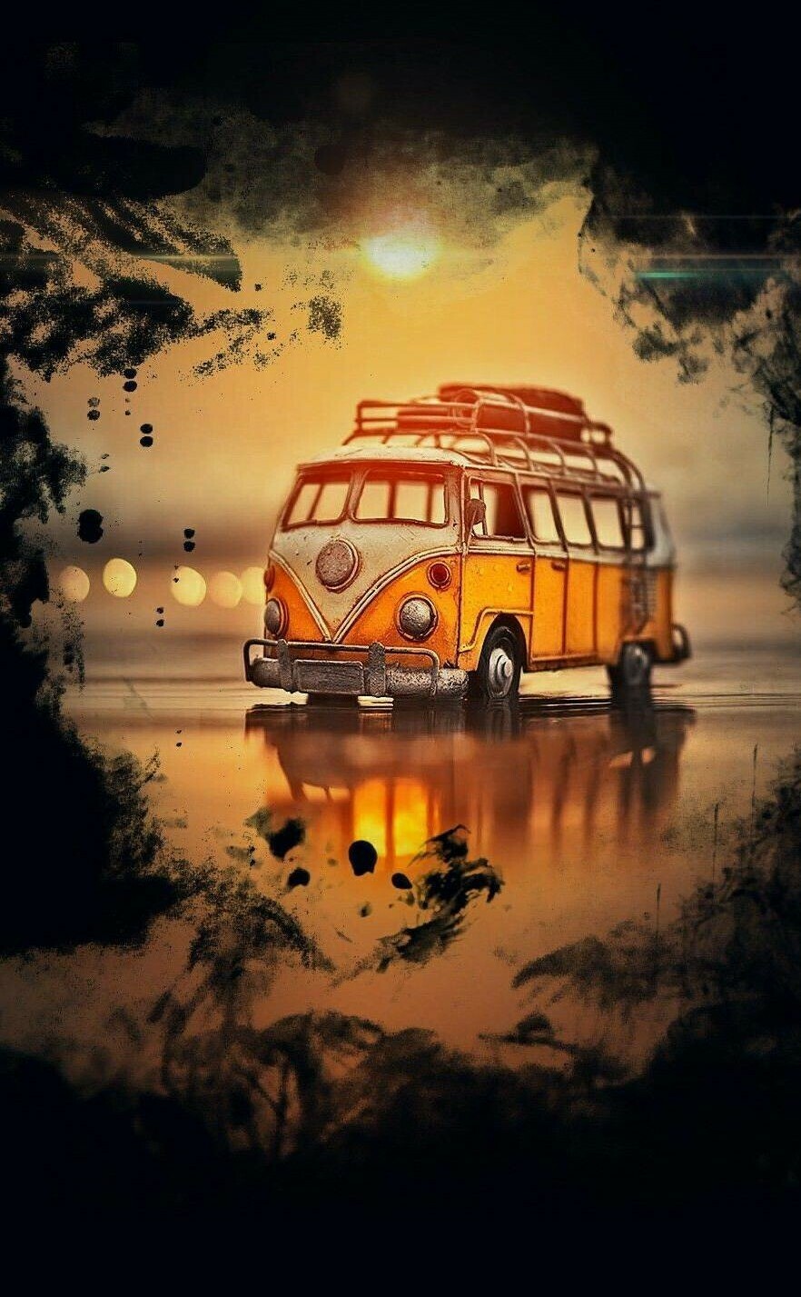 Vintage VW - Full Drill Diamond Painting - Specially ordered for you. Delivery is approximately 4 - 6 weeks.
