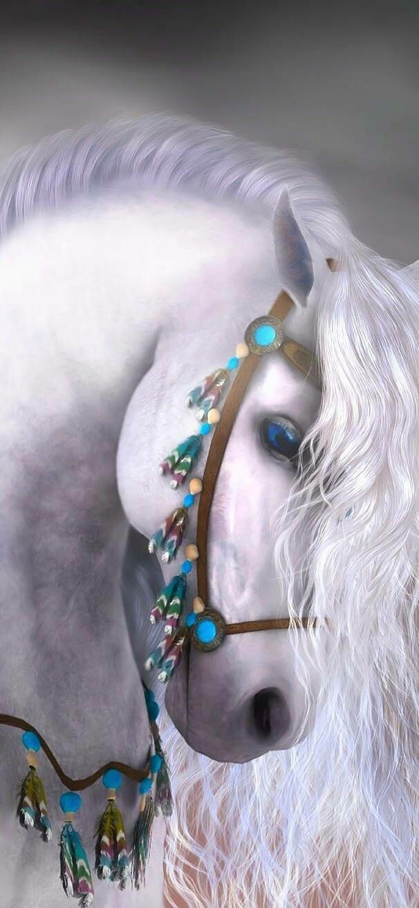 White Horse Blue Eyes - Full Drill Diamond Painting - Specially ordered for you. Delivery is approximately 4 - 6 weeks.