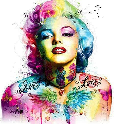 Multicoloured Lady 02 - Full Drill Diamond Painting - Specially ordered for you. Delivery is approximately 4 - 6 weeks.