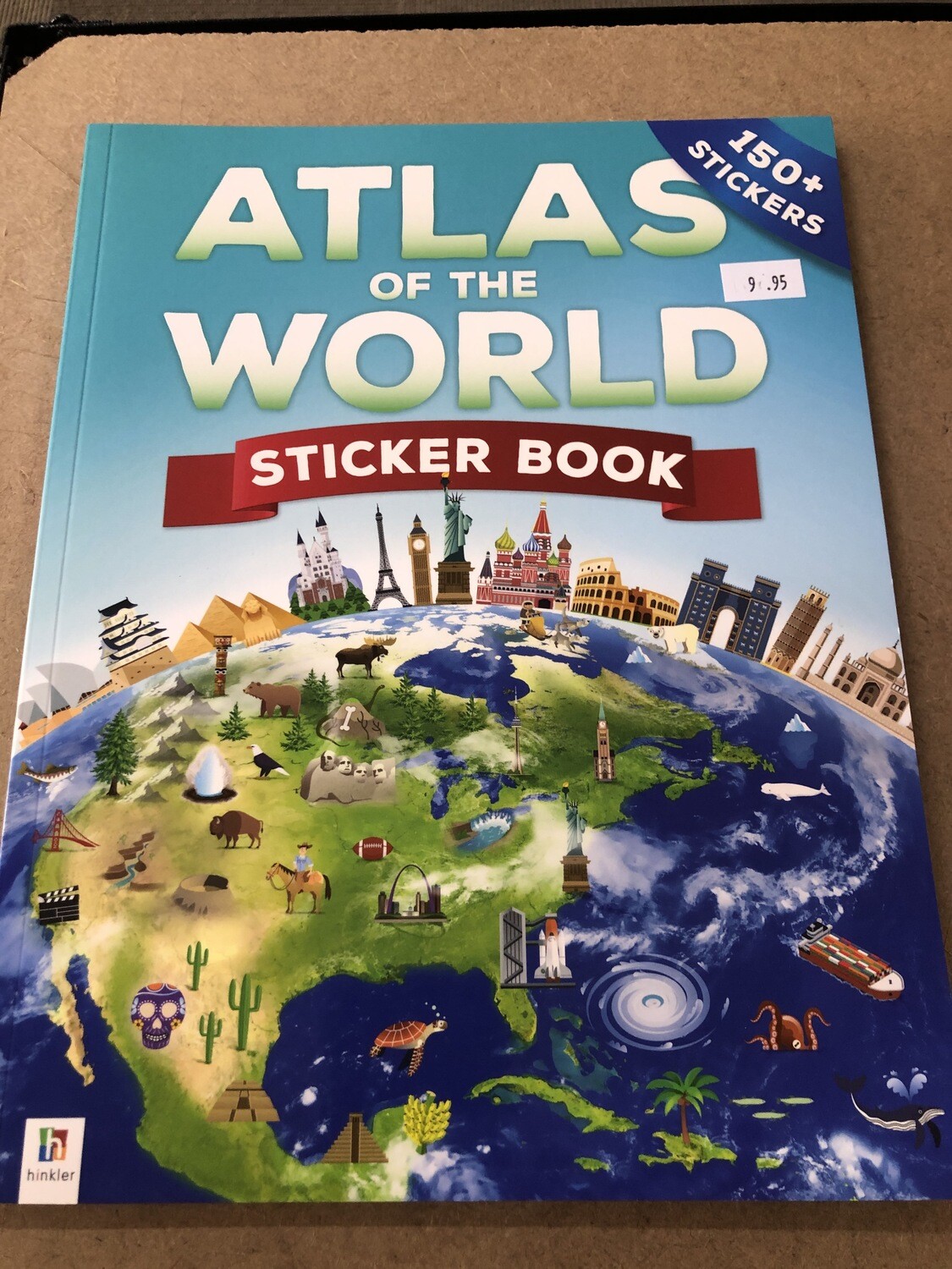 atlas of the world sticker book