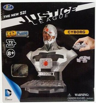 Justice League 72 Piece 3D Puzzle - Cyborg