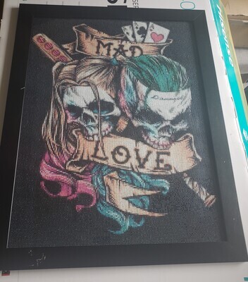 Mad Love 45 x 60cm round drills - completed by Amanda Chandler