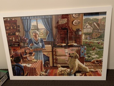 Breakfast Time - Poster size - square drills - completed by Jenny O&#39;Reilly