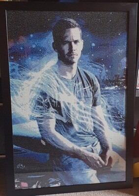 Custom (Paul Walker) Poster size round drills - completed by Nikki Ryan