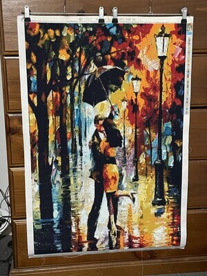 Autumn Rain 61 x 91.5cm square drills - completed by Carmel Buchheister