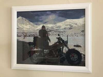 Custom 40 x 50cm square drills - completed by Val Hewitt