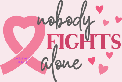 NO BODY FIGHTS ALONE by Amanda (exclusive to Gem It) - Full Drill Diamond Painting - Specially ordered for you.  Delivery is approximately 4-6 weeks.