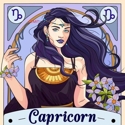 Capricorn By Jess - Full Drill Diamond Painting - Specially ordered for you.  Delivery is approximately 4-6 weeks