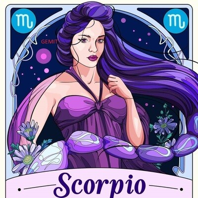 Scorpio By Jess - Full Drill Diamond Painting - Specially ordered for you.  Delivery is approximately 4-6 weeks