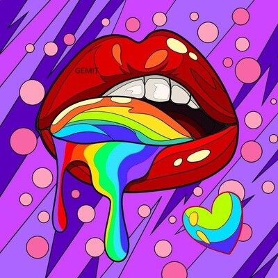 Lips By Jess - Full Drill Diamond Painting - Specially ordered for you.  Delivery is approximately 4-6 weeks