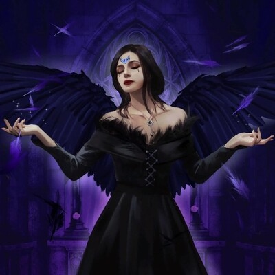 Dark Angel By Jess - Full Drill Diamond Painting - Specially ordered for you.  Delivery is approximately 4-6 weeks