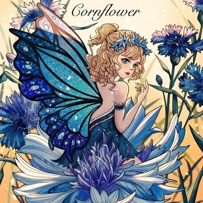 Cornflower By Jess - Full Drill Diamond Painting - Specially ordered for you.  Delivery is approximately 4-6 weeks
