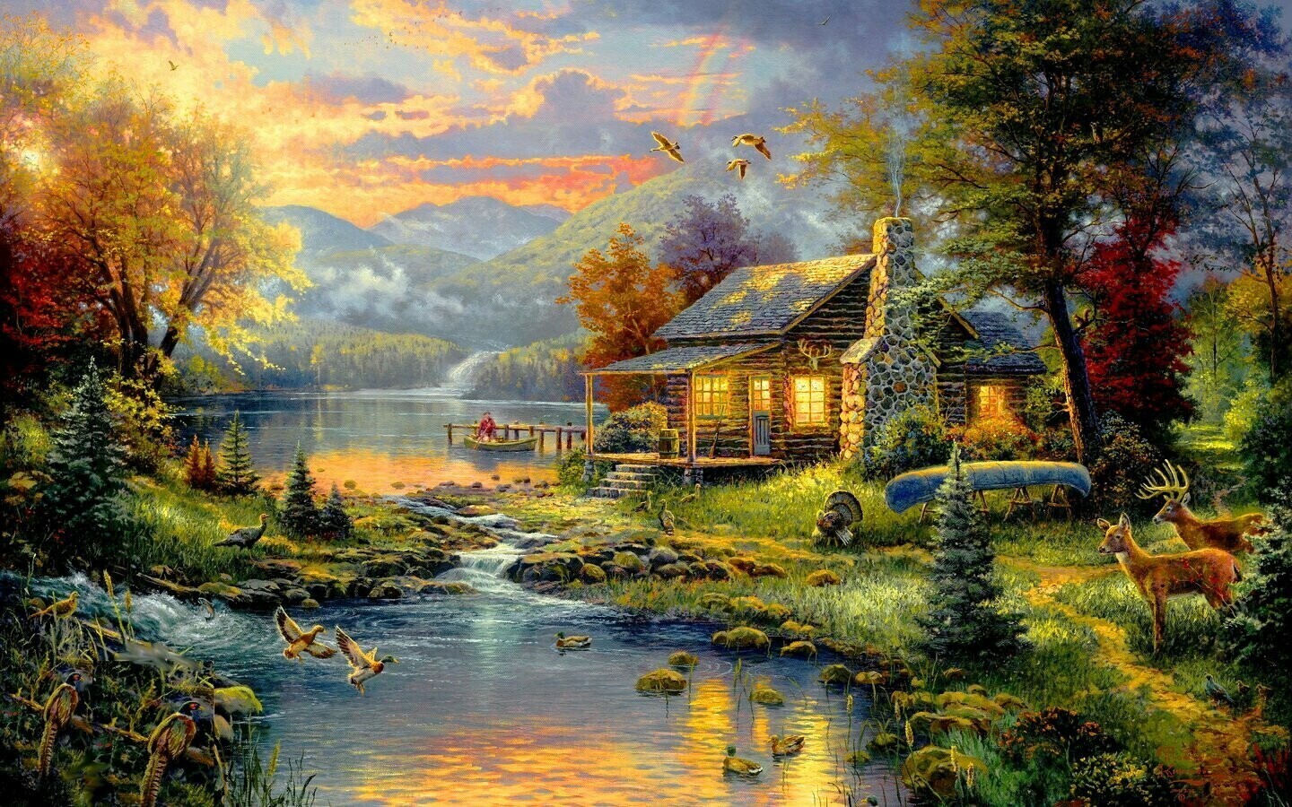 Scenery Artwork 02 - 61 x 91.5cm (poster size) Full Drill (square) Diamond Painting Kit - Currently in stock