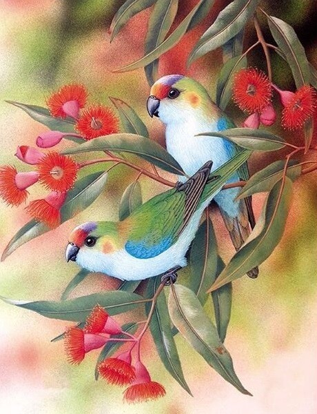 2 Birds - Full Drill Diamond Painting - Specially ordered for you. Delivery is approximately 4 - 6 weeks.
