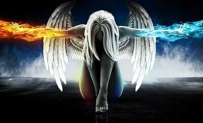 Angel Fire and Ice - Full Drill Diamond Painting - Specially ordered for you. Delivery is approximately 4 - 6 weeks.