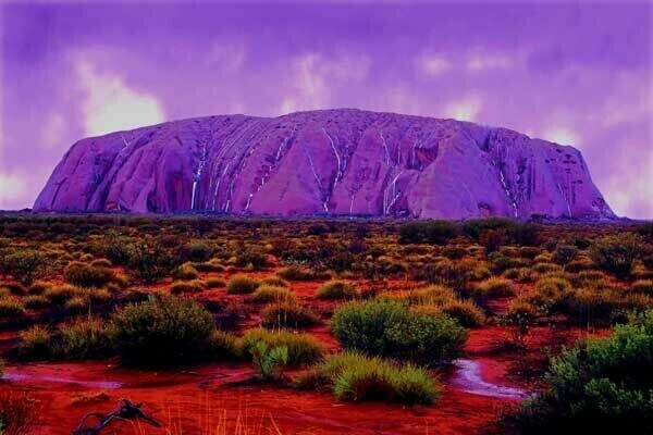 Ayers Rock Purple - Full Drill Diamond Painting - Specially ordered for you. Delivery is approximately 4 - 6 weeks.