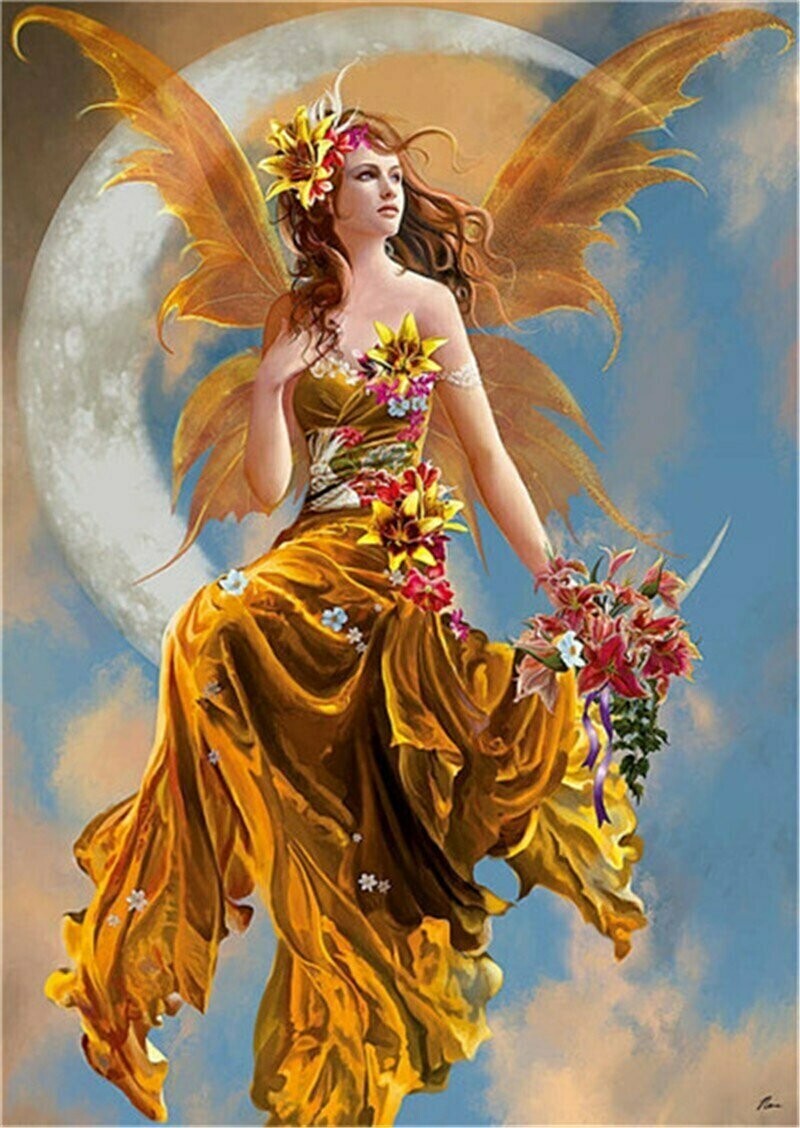 Autumn Fairy - Full Drill Diamond Painting - Specially ordered for you. Delivery is approximately 4 - 6 weeks.