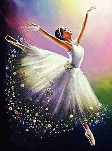 Ballerina 01- Full Drill Diamond Painting - Specially ordered for you. Delivery is approximately 4 - 6 weeks.