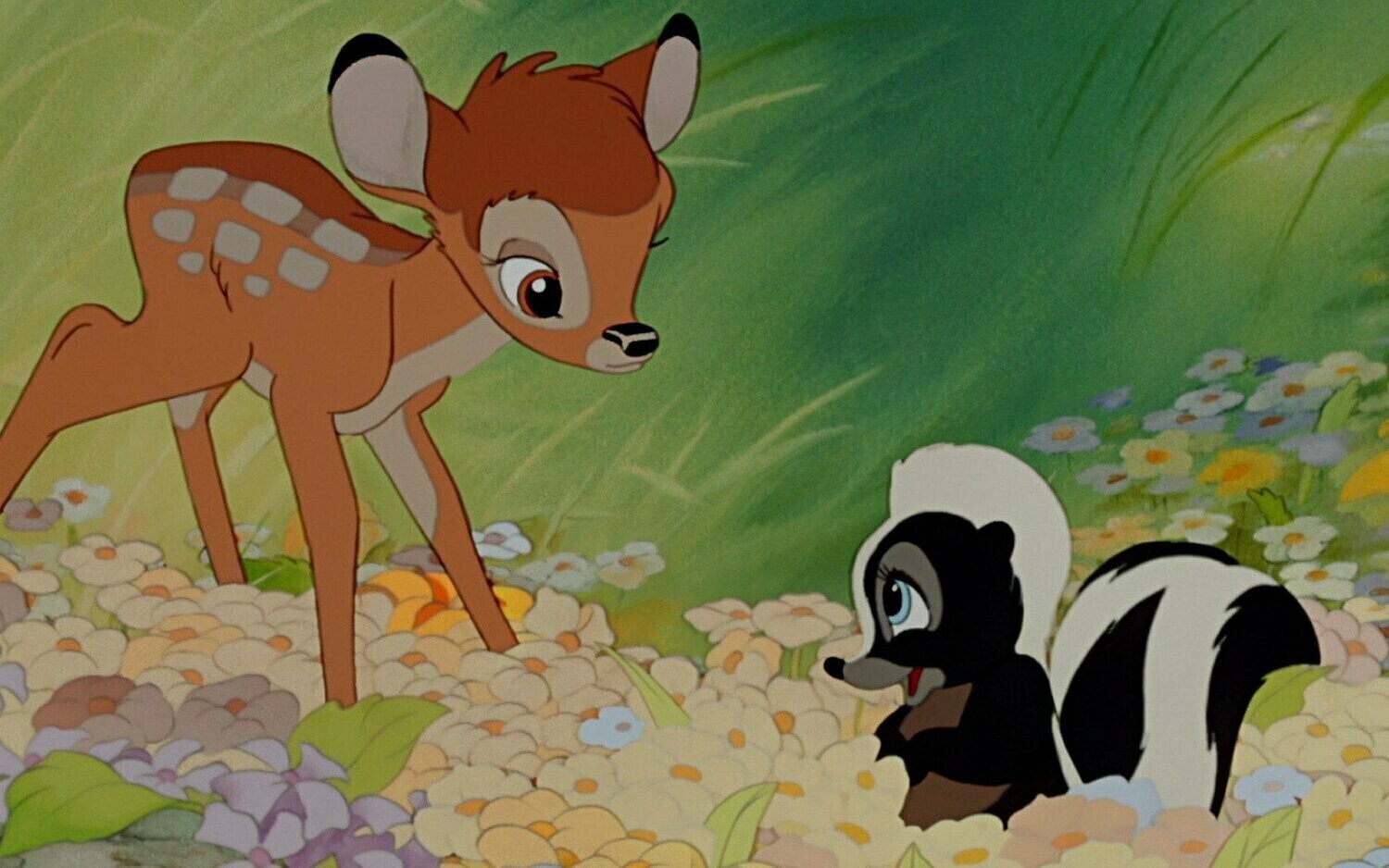 Bambi And Skunk - Full Drill Diamond Painting - Specially ordered for you. Delivery is approximately 4 - 6 weeks.