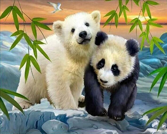 Bear Cubs - Full Drill Diamond Painting - Specially ordered for you. Delivery is approximately 4 - 6 weeks.