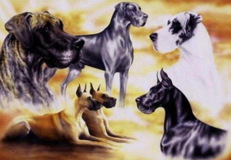 Big Dogs - Full Drill Diamond Painting - Specially ordered for you. Delivery is approximately 4 - 6 weeks.
