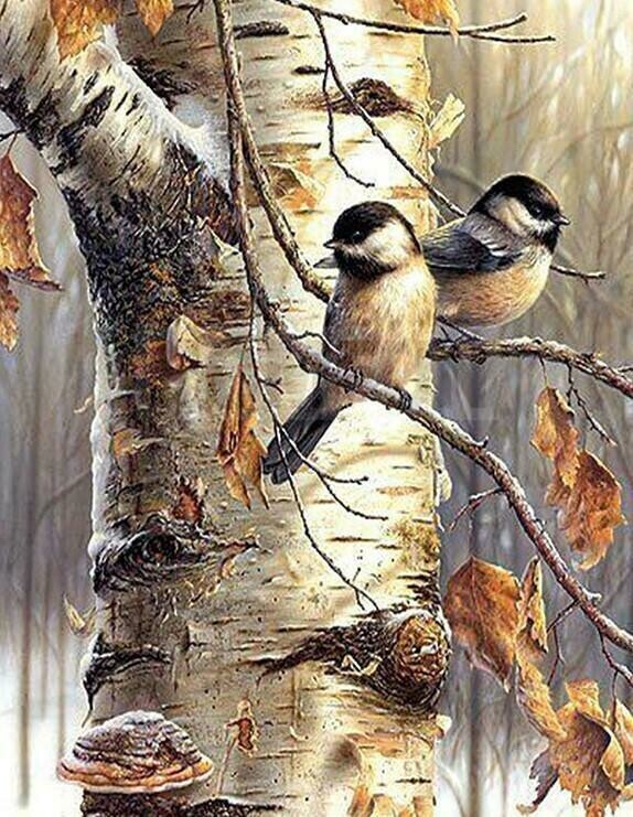 Birds in a Tree - Full Drill Diamond Painting - Specially ordered for you. Delivery is approximately 4 - 6 weeks.