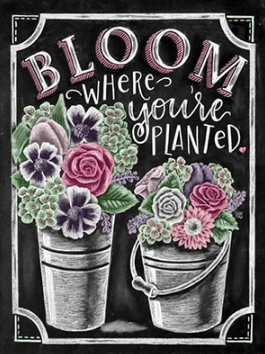 Bloom Where You Are Planted - Full Drill Diamond Painting - Specially ordered for you. Delivery is approximately 4 - 6 weeks.