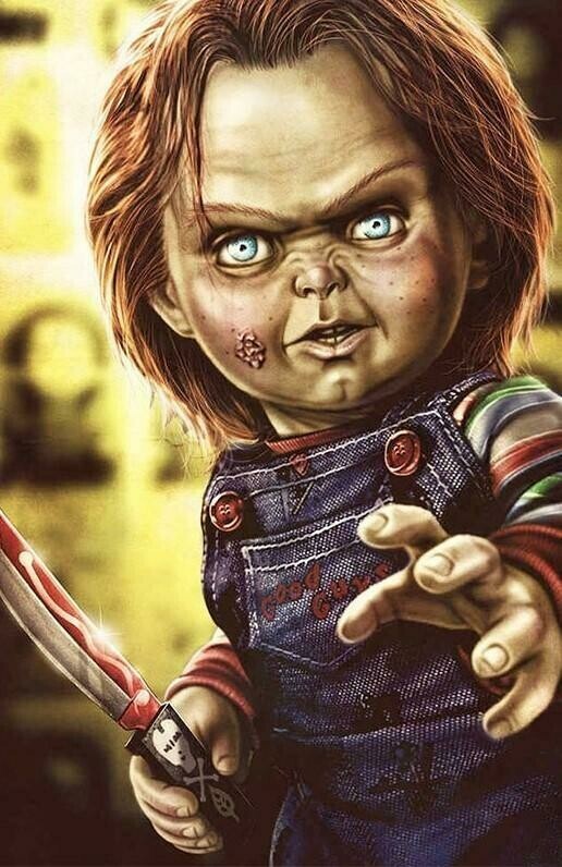Chucky 02  - Full Drill Diamond Painting - Specially ordered for you. Delivery is approximately 4 - 6 weeks.