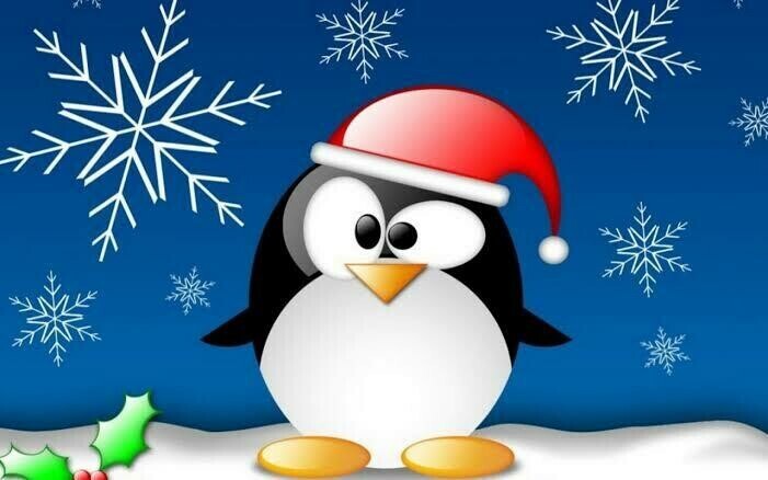 Christmas Penguin 02 - Full Drill Diamond Painting - Specially ordered for you. Delivery is approximately 4 - 6 weeks.
