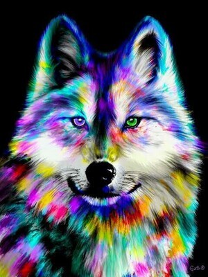 Colourful Animals 7 - Full Drill Diamond Painting - Specially ordered for you. Delivery is approximately 4 - 6 weeks.